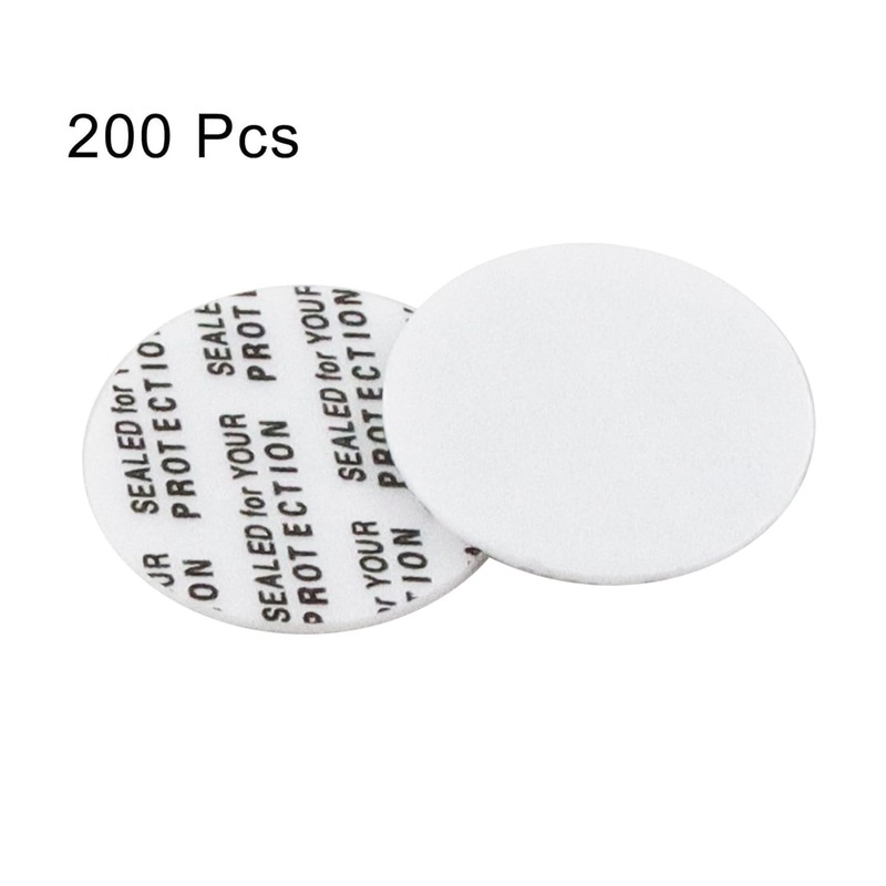 Boguish 200 Pcs Foam Lid Liner, PS Foam Resistant Tamper
