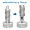 INCREWAY Retractable Spring Plunger, 2PCS Iron Lock Out Type Handle