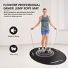 Flowort Jump Rope Mat，Large Rubber Exercise Indoor Outdoor，Shock Absorbing Mat