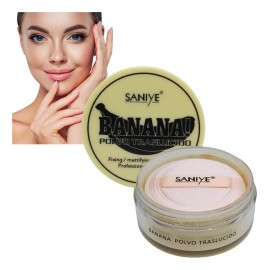 Polvo Maquillaje Banana Traslucido Sellador