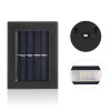 Unbranded 4PACK WARM WHITE Solar LED Wall Lights Yard Path
