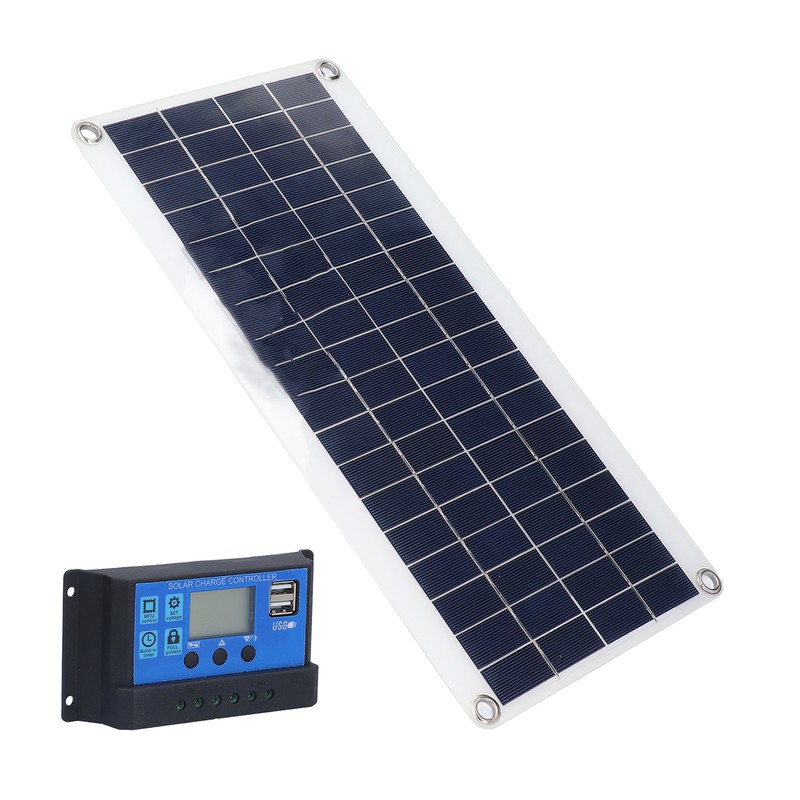 8W Monocrystalline Silicon Solar Panels with 10A Controller Portable Solar