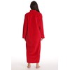 Just Love Plush Zipper Lounger Robe 6729-RED-2X