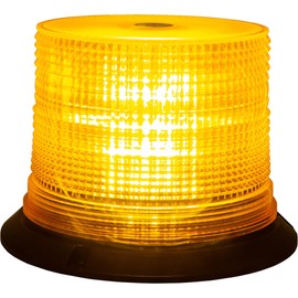 Buyers Products SL645ALP LED Beacon Light, 6.5" x 5", 14' On/Off Switch Lead, Permanent, Pipe & Magnetic Mount, Strobe Lights for Trucks, Emergency Lights for Vehicles