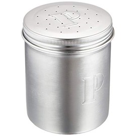 Endo Shoji Commercial Use Seasoning Can Jumbo P Can (Pepper) [Seasoning Container] 18-8 Stainless Steel, Made in Japan BTY05003