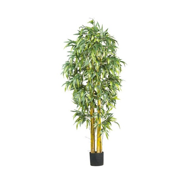 Nearly Natural 5190 Big Bamboo Silk Tree, 6-Feet, Green