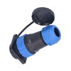 IP68 Waterproof Power Connector Male Female Square 4 Hole Aviation
