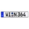Wiesbaden German License Plate by Z Plates (Rear Plate)