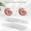 Amazer Shower Curtain Hooks, Decorative Shower Curtain Hooks Rust-Resistant Stainless
