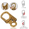 Ahiller Security Carabiner Keychain, Double Lock Design, Load Capacity 220.5