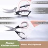 Cluren Kitchen Shears & Scissors Heavy Duty with Self-Standing Base