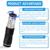 ERGAOBOY 2pcs 4mm Compressed Air Check Valve Connector Air Flow