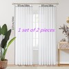 LIYAXUN Small Sheer Curtains with Hooks, Pinch Pleated Sheer Curtains