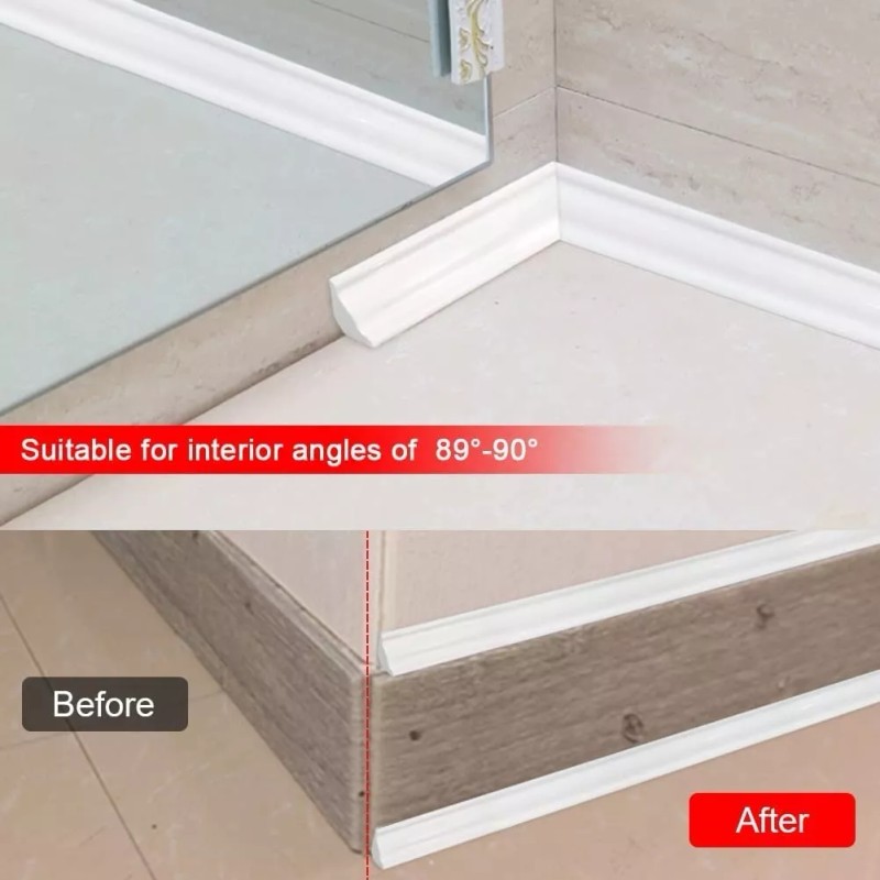 TENDER LIHOME Moldura Esquinero Pared Cenefa Para Interior Decorativa 5