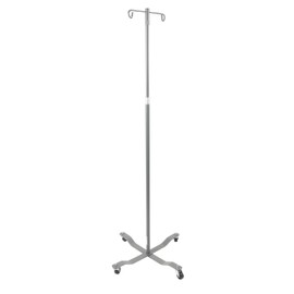 Drive Medical Drive Medical Economy Removable Top I. V. Pole, Silver Vein