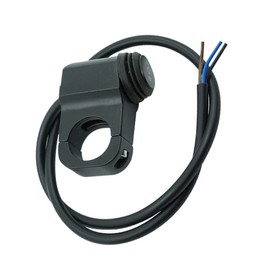 Zerodeko Motorcycle Turn Signal Switch Aluminum Alloy Handlebar Switch for Fog Light Headlight Fit for Motorbike Handlebar Black