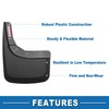 A ABSOPRO Mud Flap Splash Guard with Mount Accessories Front