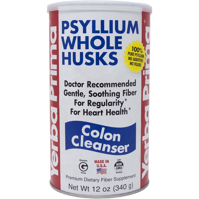 Yerba Prima Psyllium Whole Husk, 1 Bottle 12 oz -