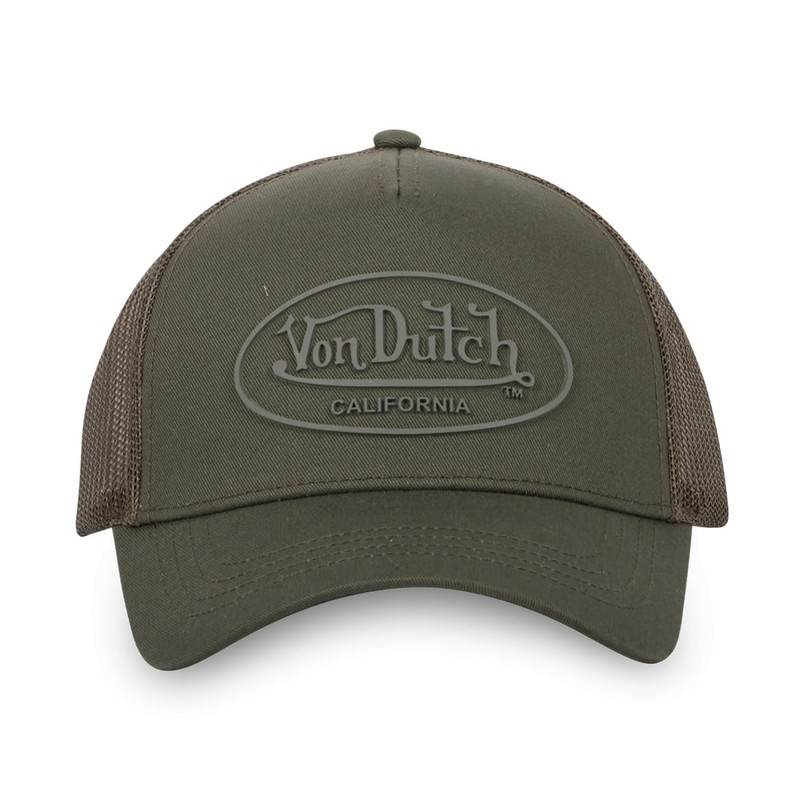 Von Dutch Mens & Women Trucker Cap Logo Adjustable Cap,