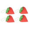 20pcs Sewing Pin Cushion Cotton Soft Lightweight Cute Strawberry Shaped