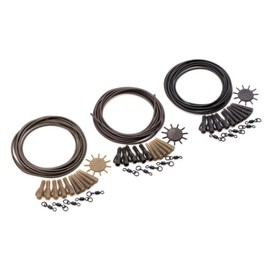 Korda Carp Accessories for Building Boilie Mounts Dark Matte Action Pack, Colour: Silt (Mud Brown)