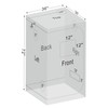 Grow Tent 36"x36"x72" 600D Mylar Hydroponic High Reflective Grow Tents