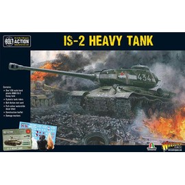 Warlord Games IS-2 Heavy Tank - 1:56 / 28mm Plastic Scale Model Tank for Bolt Action Highly Detailed World War 2 Miniatures