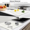 Large Stone Dish Drying Mats for Kitchen Counter, 20.8"(L)×21.4"(W) Quick