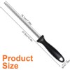 Honing Steel 31.5cm, Stainless Steel Sharpening Rod with Non-Slip Handle