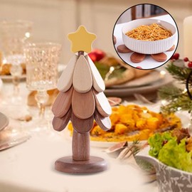 Ｂｅｓｇａ Folding Heat Insulation Pad Insulated Hot Pad Tree Art Creative Pot Mat Coaster for Teapot Bowl Utensils Hot Dishes Cups, Star