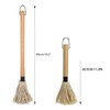 Apvok Two Size Bbq Mop Brushes For Sauce Wooden Long