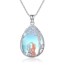 Dorunmo Sister Necklaces Big Sister Little Sister Necklace Sterling Sliver Birthday Gifts for Sister from Sister Jewelry Gifts for Women