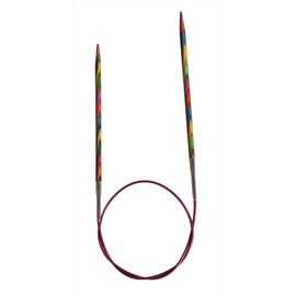KnitPro 40 cm x 2.25 mm Symfonie Fixed Circular Needles, Multi-Color