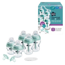 Tommee Tippee Set de Biberones y Chupones Advanced Anticólicos, 0m+