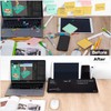 Varhomax Desktop Whiteboard with Storage, Desk Organizer Dry Erase Glass
