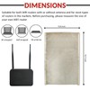 WiFi Router Cover EMF Radiation Shielding Cover, RF Blocking Wireless