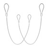SDTC Tech 2-Pack 40IN 3mm Outdoor Travel Anti-Theft Cable, Heavy
