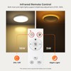 Matane LED Ceiling Light Dimmable 18W, Ceiling Lamp with Remote