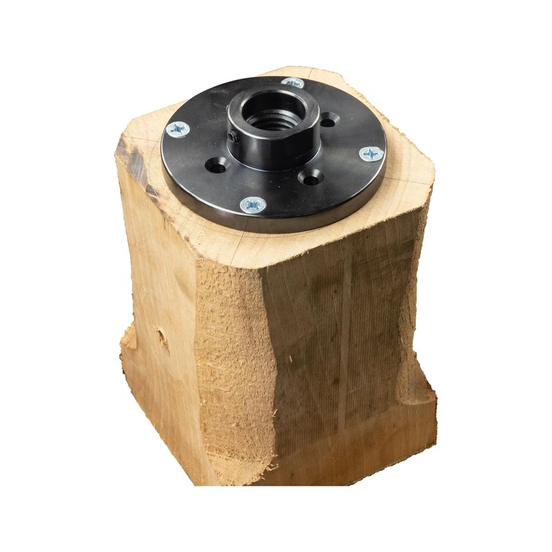 DEEFIINE 4" Wood Lathe Steel Faceplate Chucks,Faceplate for Wood Lathe,Lathe
