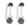 2Pcs Woodworking Fence Clamp Aluminum Alloy Multifunctional Woodworking Fence Fixing