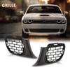 G-PLUS Fog Light Covers Pair Compatible with Dodge Challenger Hellcat