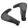 22.2mm Mountain Bicycle Ox Horn Handbar Bilateral Locking Durable Rubber