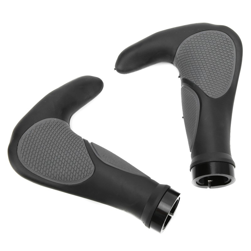 22.2mm Mountain Bicycle Ox Horn Handbar Bilateral Locking Durable Rubber