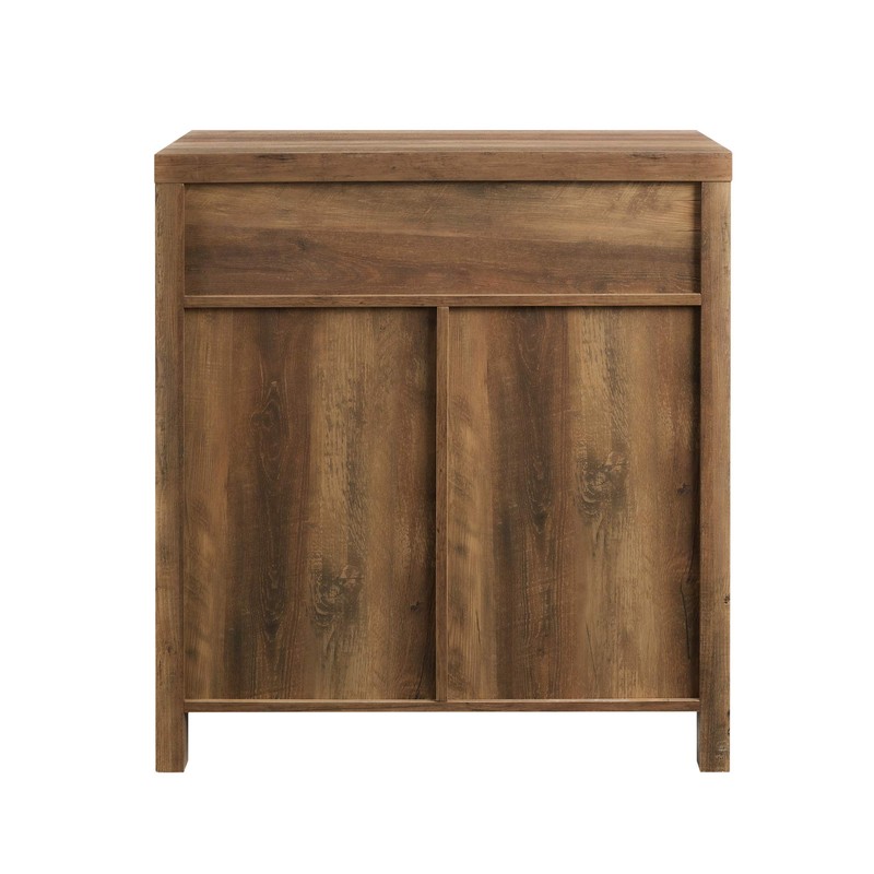 Walker Edison Cass Modern Farmhouse Double Barn Door Accent Cabinet,