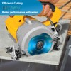 Uouteo 20 Pcs Diamond Saw Blade, 4.5 Inch Super Thin