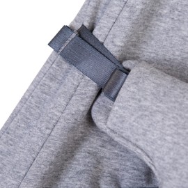 Childhome Evolux Baby Bouncer Soft Jersey Fabric Seat Cover, Baby Lounger Cover, Lightweight Jersey Cotton Fabric, Replacement Baby Bouncer Seat Cover (Jersey Grey)