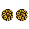 Sunflowers Absorbent Car Coasters 2 Pack for Cup Holders, 2.56"
