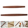 NOLITOY 2pcs Wooden Rolling Pin Nonstick Dough Rollers for Baking