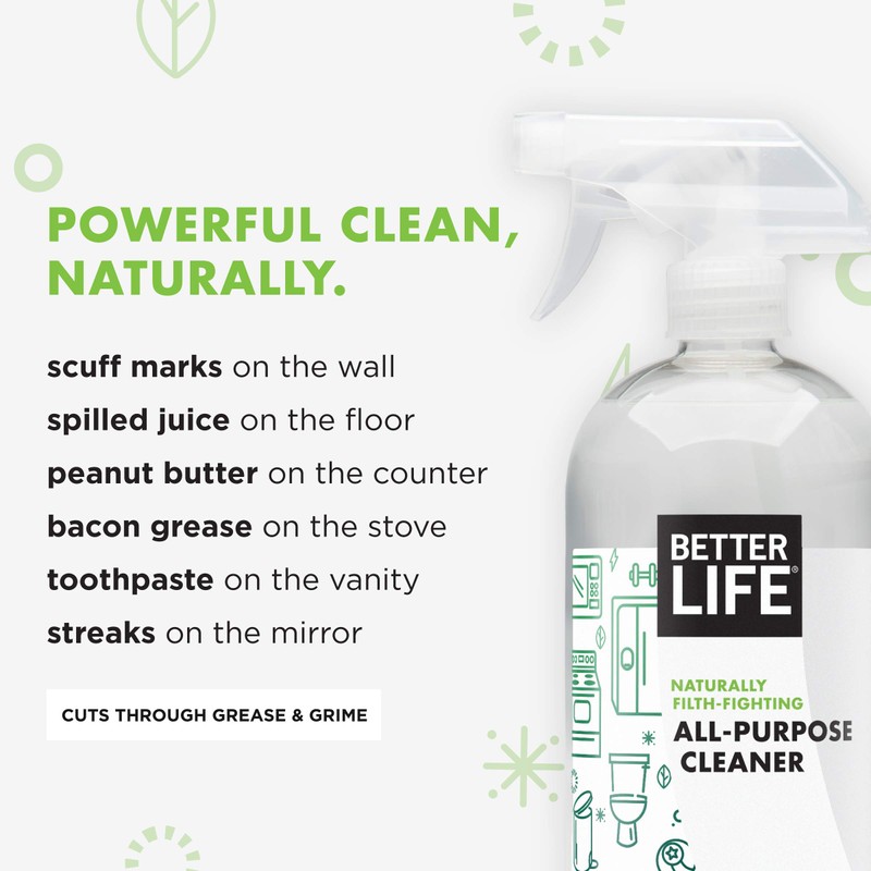 Better Life All Purpose Cleaner - Multipurpose Home and Kitchen