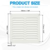PATIKIL 8x8 Inch Aluminum Vent Cover, Screen Air Grille Ventilation
